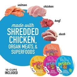 Tiki Dog Aloha Petites Wet Dog Food, Variety Pack 3 Oz. Cups 10 Count -Zoomie Shop 51IJ18mi4gL