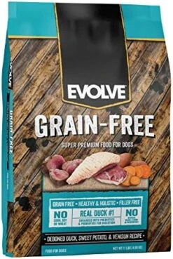 Evolve Grain Free Deboned Salmon And Sweet Potato Recipe Dog Food, 12lb 28 Evolve Grain Free Deboned Salmon And Sweet Potato Recipe Dog Food, 12lb -Zoomie Shop 51It uaFl L. AC