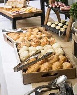 TableCraft Products CRATE11 1:1 Gastro Serving And Display Crate, Acacia Wood, 20 3/4" X 12 3/4" X 2 3/4" -Zoomie Shop 51J2XkRXP4L