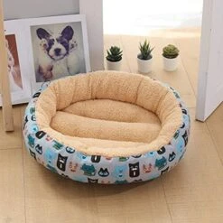 Soft Corduroy Pet Mat Spring Warm Dog Bed Puppy Non-Slip Indoor Washable Kennel For Small Medium Dog -Zoomie Shop 51JK8672NML. AC