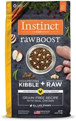Instinct Raw Boost Grain Free Recipe With Real Chicken Natural Dry Dog Food, 10 Lb. Bag 22 Instinct Raw Boost Grain Free Recipe With Real Chicken Natural Dry Dog Food, 10 Lb. Bag -Zoomie Shop 51JUE4L7uL. AC