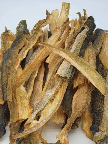 TickledPet Salmon Skin Treats For Dogs - Healthy & Natural, Packed With Omega-3s - Dental Chew For Clean Teeth & Happy Gums - Human Grade Quality Dog Food - 6oz 4 TickledPet Salmon Skin Treats For Dogs - Healthy & Natural, Packed With Omega-3s - Dental Chew For Clean Teeth & Happy Gums - Human Grade Quality Dog Food - 6oz - Image 4