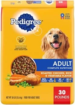 Pedigree Complete Nutrition Adult Dry Dog Food Roasted Chicken, Rice & Vegetable Flavor Dog Kibble, 18 Lb. Bag 24 Pedigree Complete Nutrition Adult Dry Dog Food Roasted Chicken, Rice & Vegetable Flavor Dog Kibble, 18 Lb. Bag -Zoomie Shop 51KJILK18ZL. AC