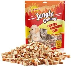 Jungle Calling Chicken Wrapped Dog Treats, Grain Free Soft Chewy Chicken&Codfish Treats For Training Rewards,10.6Ounce 10 Jungle Calling Chicken Wrapped Dog Treats, Grain Free Soft Chewy Chicken&Codfish Treats For Training Rewards,10.6Ounce -Zoomie Shop 51KZUsRgjuL. AC