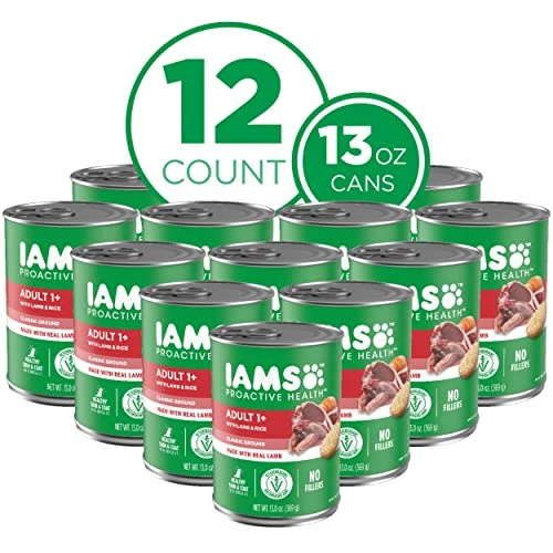 IAMS PROACTIVE HEALTH Adult Wet Dog Food Classic Ground With Lamb And Whole Grain Rice, Of 13 Oz.(Pack Of 12) 3 IAMS PROACTIVE HEALTH Adult Wet Dog Food Classic Ground With Lamb And Whole Grain Rice, Of 13 Oz.(Pack Of 12) - Image 3