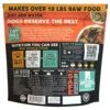 Nature's Diet Simply Raw® Freeze-Dried Raw Whole Food Meal - Makes 18 Lbs Fresh Raw Food With Muscle, Organ, Bone Broth, Whole Egg, Superfoods, Fish Oil Omega 3, 6, 9, Probiotics & Prebiotics (Beef)