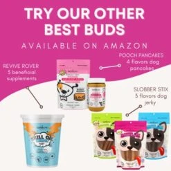 Bark Bistro Company, Awesome Apple, 100% Natural Dog Peanut Butter, Healthy Peanut Butter Dog Treats, Stuff In Toy, Pill Pocket For Dogs, Made In USA, (17oz Jars) -Zoomie Shop 51L7fvm1ksL