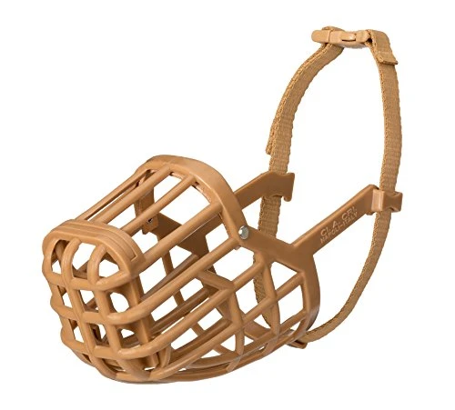 Safe Baskerville Anti SCAVENGE Muzzle, Size 9, Dog Can Pant And Drink, Prevents Biting And Food Waste Scavenging, Ideal For Longer Nosed Dogs, Breathable Dog Training Muzzle For Large Dogs(Brown) 1 Safe Baskerville Anti SCAVENGE Muzzle, Size 9, Dog Can Pant And Drink, Prevents Biting And Food Waste Scavenging, Ideal For Longer Nosed Dogs, Breathable Dog Training Muzzle For Large Dogs(Brown)