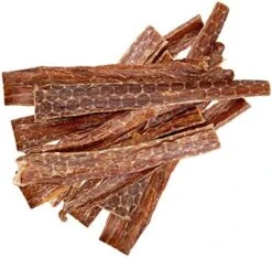 Beef Esophagus Dog Treats (6 INCHES) Grass Fed With No Added Hormone All Natural Jerky Dog Treats - Dog Chews Rich In Glucosamine & Chondroitin For Joint Health (6 Inch - 25 Count) -Zoomie Shop 51M2U47 cjL. AC