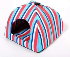 Summer Dog Bed For Large Medium Small Dogs Stripe Bird Cat Kennel House Pet Indoor Outdoor Puppy Tent -Zoomie Shop 51M6Ie4GIiL. AC