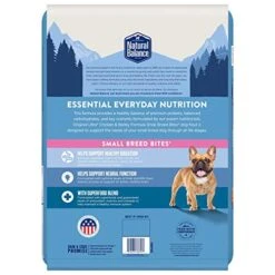 Natural Balance Original Ultra Chicken & Barley Small-Breed Bites Dry Dog Food 11 Pound (Pack Of 1) -Zoomie Shop 51MHbDz27EL