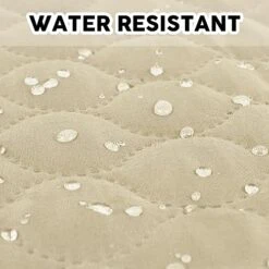 Furrybaby Waterproof Dog Bed Cover For Dog Beds & Furniture Machine Washable Waterproof Dog Blanket Anti Slip Couch Protector For Dogs Cats And Other Pets (Creamy-White, 82x102inch) -Zoomie Shop 51MdFVBvNkL