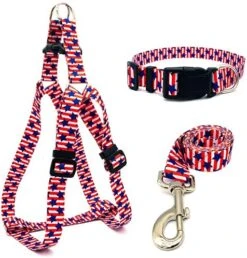 Large Dog Harness And Leash Set With Collar, No Pull Dog Harness No Escape Chew Proof Durable Dog Leash Personalized Adjustable Buckle Dog Collar With Pizza Food Pattern 29 Large Dog Harness And Leash Set With Collar, No Pull Dog Harness No Escape Chew Proof Durable Dog Leash Personalized Adjustable Buckle Dog Collar With Pizza Food Pattern -Zoomie Shop 51Mj4AsBBzS. AC 1
