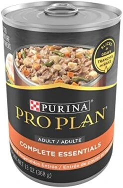 Purina Pro Plan High Protein Dog Food Gravy, Slices In Gravy Beef And Vegetables Entree - (12) 13 Oz. Cans -Zoomie Shop 51Mm89DBx4L. AC