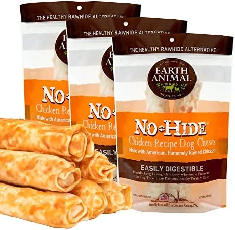 EARTH ANIMAL No Hide Medium Chicken Flavored Natural Rawhide Free Dog Chews Long Lasting Dog Chew Sticks | Dog Treats For Large Dogs | Great Dog Chews For Aggressive Chewers 15 EARTH ANIMAL No Hide Medium Chicken Flavored Natural Rawhide Free Dog Chews Long Lasting Dog Chew Sticks | Dog Treats For Large Dogs | Great Dog Chews For Aggressive Chewers - Image 15