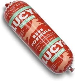 Lucy Pet Products Chicken Formula Dog Food Roll 2.5 Lb, Meaty, Semi-Moist Dog Food (100600074) -Zoomie Shop 51N48AYMKL. AC 1