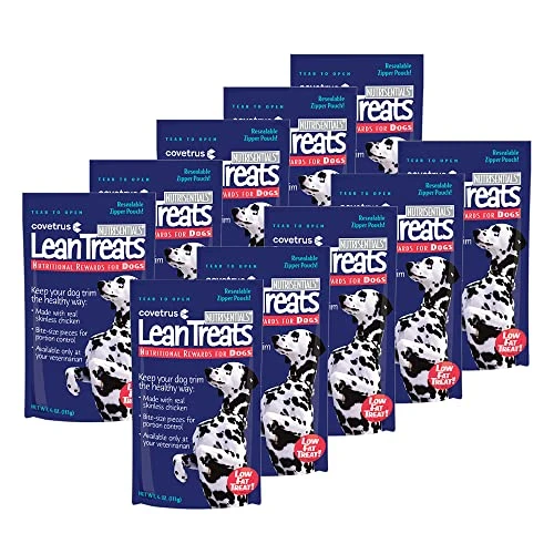 Covetrus Nutrisential Lean Treats For Dogs - Soft Dog Treats For Small, Medium & Large Dogs - Nutritional Low Fat Bite Size K9 Treats - Chicken Flavor - 10 Pack - 4oz 1 Covetrus Nutrisential Lean Treats For Dogs - Soft Dog Treats For Small, Medium & Large Dogs - Nutritional Low Fat Bite Size K9 Treats - Chicken Flavor - 10 Pack - 4oz