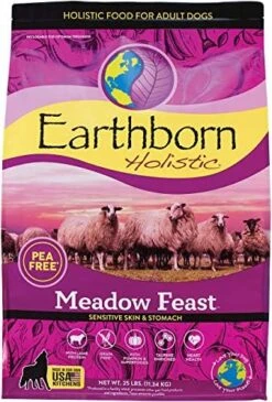 Earthborn Holistic Meadow Feast Grain-Free Natural Dry Dog Food, 25 Lb -Zoomie Shop 51NU66EiRWL. AC