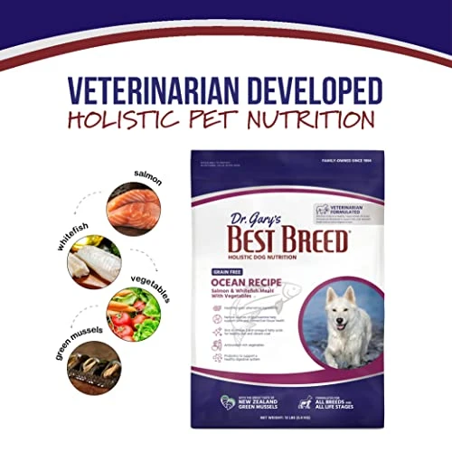 Best Breed Dr. Gary's Grain Free Ocean Recipe Slow-Cooked In USA, Natural Dry Dog Food For All Breeds And Sizes, 4lbs. 2 Best Breed Dr. Gary's Grain Free Ocean Recipe Slow-Cooked In USA, Natural Dry Dog Food For All Breeds And Sizes, 4lbs. - Image 2