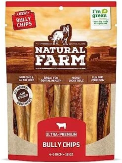 Natural Farm Odor Free Bully Sticks Ring Shaped (3-4 Inch, 10 Pack) - 100% Beef Chews For More Engagement & Fun, Grass-Fed, Non-GMO, Fully Digestible - Best For Small & Medium Chewers -Zoomie Shop 51NnHJxRSLL. AC