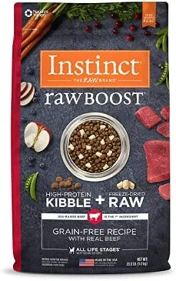 Instinct Raw Boost Grain Free Recipe With Real Chicken Natural Dry Dog Food, 10 Lb. Bag 27 Instinct Raw Boost Grain Free Recipe With Real Chicken Natural Dry Dog Food, 10 Lb. Bag -Zoomie Shop 51O0OYvyFL. AC