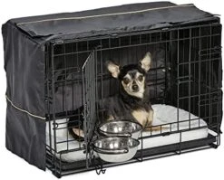 MidWest Homes For Pets ICrate Dog Crate Starter Kit | 24-Inch Dog Crate Kit Ideal For Small Dog Breeds (weighing 13 - 25 Pounds) || Includes Dog Crate, Pet Bed, 2 Dog Bowls & Dog Crate Cover (Blue) 22 MidWest Homes For Pets ICrate Dog Crate Starter Kit | 24-Inch Dog Crate Kit Ideal For Small Dog Breeds (weighing 13 - 25 Pounds) || Includes Dog Crate, Pet Bed, 2 Dog Bowls & Dog Crate Cover (Blue) -Zoomie Shop 51OQnahU3OL. AC