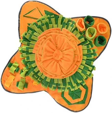 FVOWOH Pet Feeding Mat Pad Dog Toys Washable Round Piecing Pet Dog Toys Training Pet Bed/Mat Reusable Chucks For Bed For Adults(l1-Yellow) 7 FVOWOH Pet Feeding Mat Pad Dog Toys Washable Round Piecing Pet Dog Toys Training Pet Bed/Mat Reusable Chucks For Bed For Adults(l1-Yellow) - Image 7