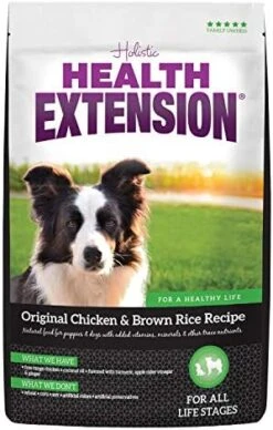 Health Extension Dry Dog Food, Natural Food With Added Vitamins & Minerals, Suitable For Puppies & Dogs, Original Chicken & Brown Rice Recipe (4 Pound / 1.8 Kg) -Zoomie Shop 51OVT3BncPL. AC
