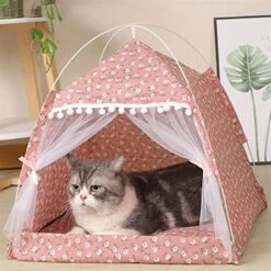 LEFEDA Pet Bed Pet Tent Bed For Cat House Cozy Pet Products Accessories Nest Comfy Calming Cat Beds For Small Dogs Tent Hammock Pets Supplies (Color : Q) 9 LEFEDA Pet Bed Pet Tent Bed For Cat House Cozy Pet Products Accessories Nest Comfy Calming Cat Beds For Small Dogs Tent Hammock Pets Supplies (Color : Q) -Zoomie Shop 51PNZ5vSblL