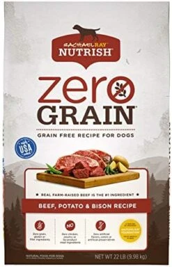 Rachael Ray Nutrish Zero Grain Dry Dog Food, Beef, Potato & Bison Recipe, 3.75 Pounds -Zoomie Shop 51PPqsAFXsL. AC