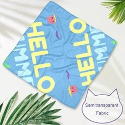 2 Pack Adjustable Dog Bandana,Soft Washable Triangle Bib Hello Summer Cute Food Ice Cream Pineapple Kerchief Scarfs For Small Medium Large Dogs And Cats -Zoomie Shop 51PakQ3BmtL