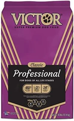 Victor Super Premium Dog Food – Professional Dry Dog Food – Super Premium Dog Food With 26% Protein, Gluten Free - For High Energy And Active Dogs & Puppies, 5lbs -Zoomie Shop 51PtTnOjCCL. AC