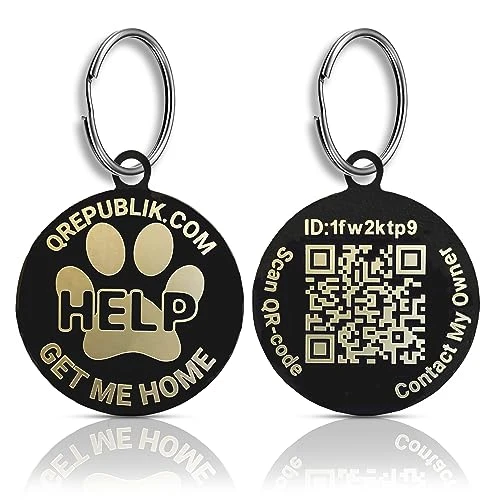 Pet Notify Intellitag - Smart Pet ID Tag Animal Recovery System For Dogs & Cats - Personalized Tag Engraved With QR Code - Web Enabled 1 Pet Notify Intellitag - Smart Pet ID Tag Animal Recovery System For Dogs & Cats - Personalized Tag Engraved With QR Code - Web Enabled