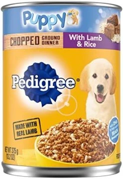 PEDIGREE CHOPPED GROUND DINNER Puppy Canned Soft Wet Dog Food With Chicken & Beef, 13.2 Oz. Cans (Pack Of 12) 15 PEDIGREE CHOPPED GROUND DINNER Puppy Canned Soft Wet Dog Food With Chicken & Beef, 13.2 Oz. Cans (Pack Of 12) -Zoomie Shop 51QLfnfRTpL. AC