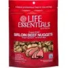 LIFE ESSENTIALS BY CAT-MAN-DOO Freeze Dried Sirloin Beef , Sirloin Beef & Cheese Nugget Dog & Cat Treats - 3 Oz , 6 Oz (Sirloin Beef, 6 OZ)