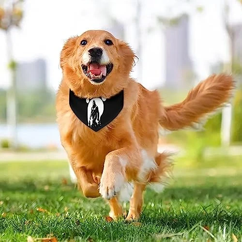 GENERIC A Gorilla With A Footprint Pet Bandana Collar - Scarf Collar - Art Dog Bandana Minimal Head Cicumference 4 GENERIC A Gorilla With A Footprint Pet Bandana Collar - Scarf Collar - Art Dog Bandana Minimal Head Cicumference - Image 4