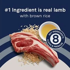 CANIDAE Pure Real Lamb & Brown Rice Recipe Dog Dry 4 Lbs.