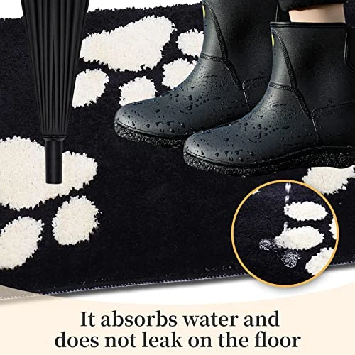 Enxiber Door Mat Indoor Entrance - Muddy Mats For Dogs 20 * 31 Inch, Welcome Mat Indoor, Dog Mat For Muddy Paws, Entryway Rug, Super Absorbent Floor Mat, Non Slip And Machine Washable Muddy Mat 3 Enxiber Door Mat Indoor Entrance - Muddy Mats For Dogs 20 * 31 Inch, Welcome Mat Indoor, Dog Mat For Muddy Paws, Entryway Rug, Super Absorbent Floor Mat, Non Slip And Machine Washable Muddy Mat - Image 3