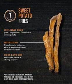 Wholesome Pride Sweet Potato Fries Dog Treats, Dehydrated, Made In The USA, Grain Free, Healthy Dog Chews, 16 Oz 17 Wholesome Pride Sweet Potato Fries Dog Treats, Dehydrated, Made In The USA, Grain Free, Healthy Dog Chews, 16 Oz -Zoomie Shop 51S6PKpDXVS