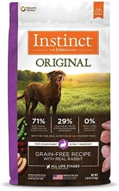 Instinct Original Grain Free Recipe With Real Chicken Natural Dry Dog Food, 4 Lb. Bag 20 Instinct Original Grain Free Recipe With Real Chicken Natural Dry Dog Food, 4 Lb. Bag -Zoomie Shop 51S8daPJnPL. AC