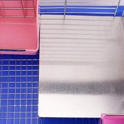 SONGBIRDTH Summer Small Pet Hamster Rabbit Aluminum Alloy Cooling Mat Non-Slip Cage Bed Pad,Breathable Cotton Blend,Removable Easy To Clean Silver L 13 SONGBIRDTH Summer Small Pet Hamster Rabbit Aluminum Alloy Cooling Mat Non-Slip Cage Bed Pad,Breathable Cotton Blend,Removable Easy To Clean Silver L -Zoomie Shop 51SEsv84OIL