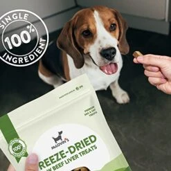 Mclovin's Pet Freeze Dried Dog & Cat Treats, Beef Liver, Healthy, Natural, Grass Fed, High Protein, Single Ingredient, 14 Oz, Grain-Free, Gluten-Free, Nutritious Snacks,Training, Rewarding -Zoomie Shop 51SorI0hNYL