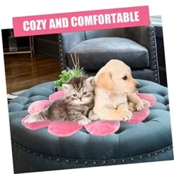 Balacoo 5pcs Pet Mat Pillow Dog Bed Plush Sofa Comfortable Sofa Cat Cushion Bed Plush Cat Mat Pet Bed Pad Crystal Velvet Grey Puppy Cushion Comfortable Dog Mat Dog Supplies Sun Flower Food -Zoomie Shop 51Su4BKUDQL