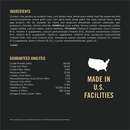 Purina Pro Plan High Protein Dry Puppy Food, Chicken And Rice Formula - 18 Lb. Bag 4 Purina Pro Plan High Protein Dry Puppy Food, Chicken And Rice Formula - 18 Lb. Bag - Image 4