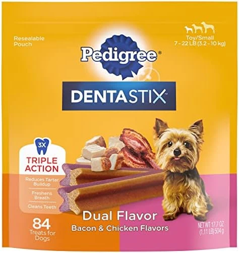PEDIGREE DENTASTIX Toy/Small Dog Dental Treats Original Flavor Dental Bones, 1.11 Lb. Pack (84 Treats) 10 PEDIGREE DENTASTIX Toy/Small Dog Dental Treats Original Flavor Dental Bones, 1.11 Lb. Pack (84 Treats) - Image 10