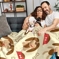 GENERIC Lovely Little Dog Bone Dog Food Fleece Throw Blanket For Couch Lightweight Plush Fuzzy 13 GENERIC Lovely Little Dog Bone Dog Food Fleece Throw Blanket For Couch Lightweight Plush Fuzzy -Zoomie Shop 51TvS2tMTBL