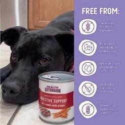 Health Extension Gravy Dog Food Variety Pack, Chicken Pumpkin, Beef Carrrot, Turkey Sweet Potato, Crude Protein, All Life Stages, Improve Gut Health, Digestive Support (9 Ounce Cans, 2 Each) -Zoomie Shop 51U252dYBBL