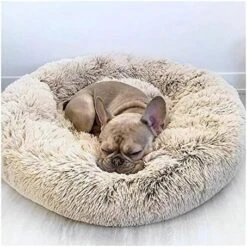 YangYan Dropship Faux Fur Dog Beds Orthopedic Donut Cat Pet Bed For Dropship Cama Perro Dogs - Self Warming Indoor Round Pillow Cuddler (Color : Gloves, Size : 40cm) -Zoomie Shop 51UjOJIkkQL. AC 1
