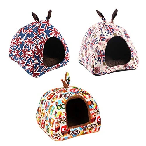 SENERY Winter Warm Dog Bed Mat Kennel Soft Puppy Cats House Pet Supplies Printed Plush Cloth Nest For Small Medium Dogs 2 SENERY Winter Warm Dog Bed Mat Kennel Soft Puppy Cats House Pet Supplies Printed Plush Cloth Nest For Small Medium Dogs - Image 2