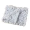 SONGBIRDTH Pet Bed,Winter Warm Small/Medium Puppy Cats Dogs Carpet Fluffy Plush Pet Soft Blanket,Breathable Cotton Blend,Removable Easy To Clean Light Grey M